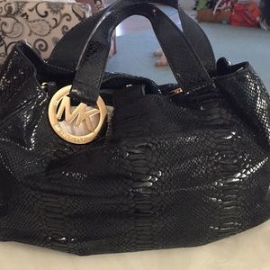 Michael Kors snake skin pocketbook